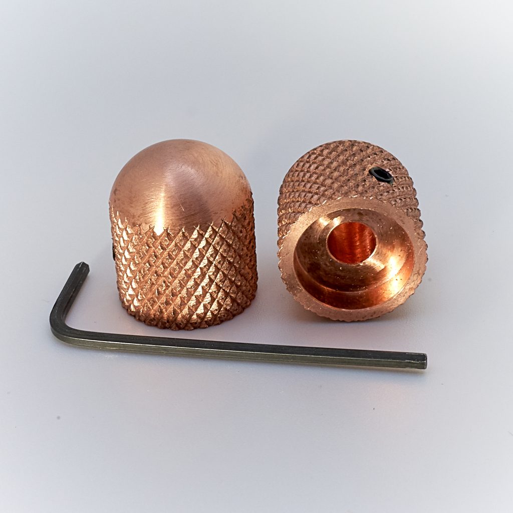 Copper Diamond Knurl Dome