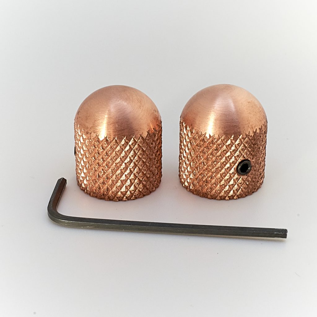 Copper Diamond Knurl Dome